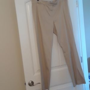 NWOT City DKNY Beige Pant w/Zipper at ankles